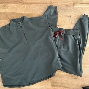 Medium tall high waisted bonsai scrub pant